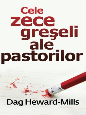 cover image of Cele Zece Greşeli Ale Pastorilor